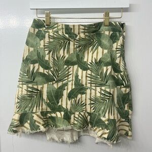 Show Me Your Mumu Bamboo Green Skirt